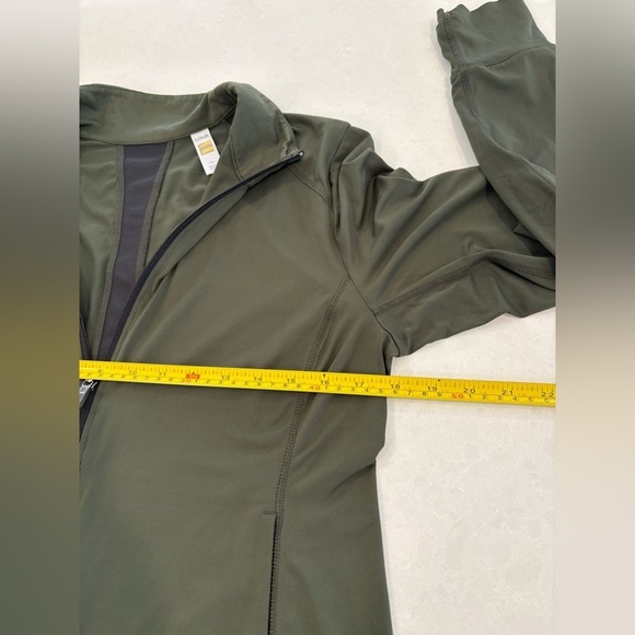 Women’s Lole Athletic Full-Zip Jacket - Olive Green - Size Large - Picture 10 of 11